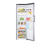 LG 386L Vapaasti seisova jääkaappi (Shiny Steel) - Energialuokka E, Door Cooling™, LINEARCooling™, Moist Balance Crisper™, Vetolaatikko ruokaa, GLT51PZGSZ, thumbnail 2