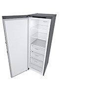 LG 324L Vapaasti seisova pakastin (Shiny Steel) - Energialuokka E, Total No Frost, Express Freeze, Ylänäkymä oikealta avoinna, GFT41PZGSZ, thumbnail 14
