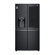 LG 638L InstaView Door in Door French Door (Matte Black) Energialuokka F Vesi/jää vesijohtoliitännällä, LG ThinQ™ Wi-Fi-yhteys, GMX945MC9F, GMX945MC9F, thumbnail 2