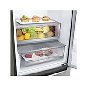 LG 1.86M 341L Jääkaappipakastimet (Shiny Steel) - Energialuokka D, Door Cooling™ ja Smart Diagnosis™ - Wi-Fi-yhteys, GBB71PZDGN, GBB71PZDGN, thumbnail 3