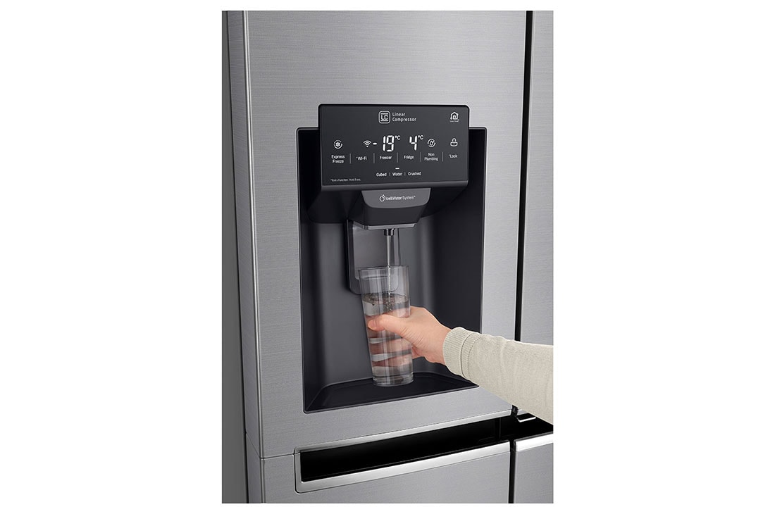 LG 625 Door in Door™ Side by Side (Shiny Steel) Energialuokka E, Vesi/jää ilman vesijohtoliitäntää, Smart Diagnosis™ - Wi-Fi-yhteys, GSJ761PZEE, GSJ761PZEE, thumbnail 7