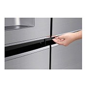 LG 625 Door in Door™ Side by Side (Shiny Steel) Energialuokka E, Vesi/jää ilman vesijohtoliitäntää, Smart Diagnosis™ - Wi-Fi-yhteys, GSJ761PZEE, GSJ761PZEE, thumbnail 5