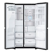 LG 625L InstaView Door in Door™ Side by Side (Matte Black) Energialuokka E, Vesi/jää ilman vesijohtoliitäntää, Smart Diagnosis™ - Wi-Fi-yhteys, GSX961MCCE, thumbnail 6
