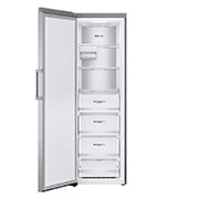 LG 324L Vapaasti seisova pakastin (Metal Sorbet) - Energialuokka D, Total No Frost, Express Freeze, Etupuoli avoinna, GFM61MBCSF, thumbnail 2