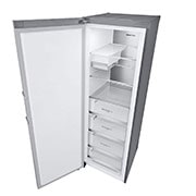 LG 324L Vapaasti seisova pakastin (Metal Sorbet) - Energialuokka D, Total No Frost, Express Freeze, Ylänäkymä oikealta avoinna, GFM61MBCSF, thumbnail 14