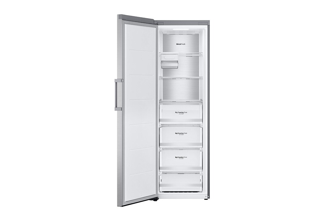 LG 324L Vapaasti seisova pakastin (Metal Sorbet) - Energialuokka D, Total No Frost, Express Freeze, Kahva, GFM61MBCSF, thumbnail 4