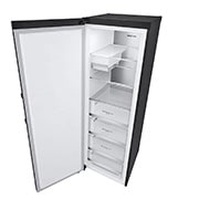 LG 324L Vapaasti seisova pakastin (Matte Black) - Energialuokka D, Total No Frost, Express Freeze, Ylänäkymä oikealta avoinna, GFM61MCCSF, thumbnail 14