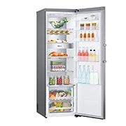 LG 386L Vapaasti seisova jääkaappi (Metal Sorbet) - Energialuokka D, Door Cooling™, LINEARCooling™, FRESHBalancer™, Smart Diagnosis™ - Wi-Fi-yhteys, Vasen sivunäkymä avoinna, GLM71MBCSF, thumbnail 11