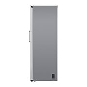 LG 386L Vapaasti seisova jääkaappi (Metal Sorbet) - Energialuokka D, Door Cooling™, LINEARCooling™, FRESHBalancer™, Smart Diagnosis™ - Wi-Fi-yhteys, Vasen sivunäkymä avoinna ruokaa, GLM71MBCSF, thumbnail 12