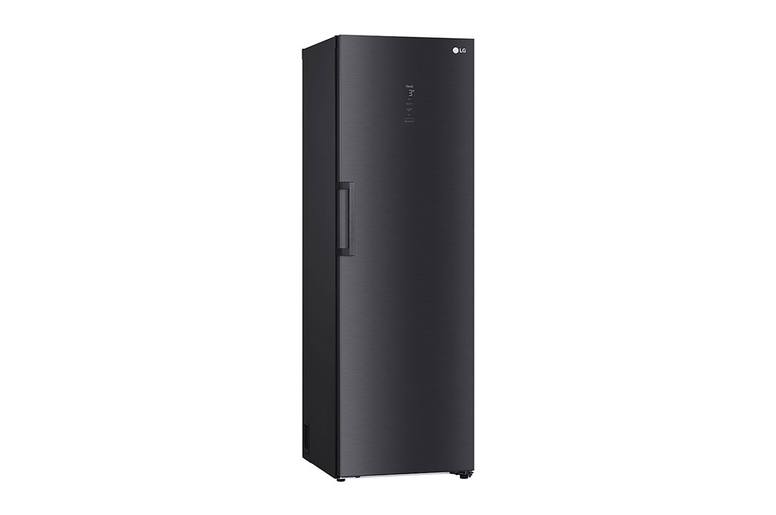 LG 386L Vapaasti seisova jääkaappi (Matte Black) - Energialuokka D, Door Cooling™, LINEARCooling™, FRESHBalancer™, Smart Diagnosis™ - Wi-Fi-yhteys, Oikea sivunäkymä, GLM71MCCSF, thumbnail 13