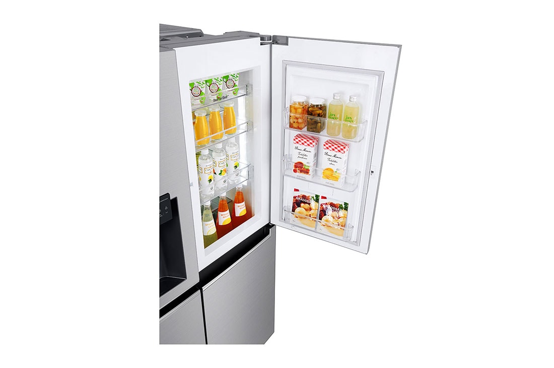 LG 625L Door in Door™ Side by Side (Shiny Steel) Energialuokka E, Vesi/jää ilman vesijohtoliitäntää, Smart Diagnosis™ - Wi-Fi-yhteys, GSJ461DIDE, GSJ461DIDE, thumbnail 8