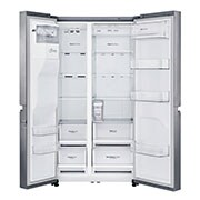 LG 625L  Side by Side (Shiny Steel) Energialuokka E, Vesi/jää ilman vesijohtoliitäntää, Smart Diagnosis™ - Wi-Fi-yhteys, GSL461ICEE, GSL461ICEE, thumbnail 10