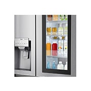 LG 625L InstaView Door in Door™ Side by Side (Noble Steel) Energialuokka E, Vesi/jää ilman vesijohtoliitäntää, Smart Diagnosis™ - Wi-Fi-yhteys, GSX961NECE, GSX961NECE, thumbnail 5