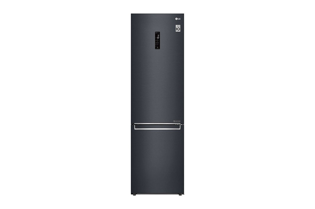 LG 2.03M 384L Jääkaappipakastimet (Matte Black) - Energialuokka E, Door Cooling™ ja Smart Diagnosis™ - Wi-Fi-yhteys, GBB72MCDMN, GBB72MCDMN