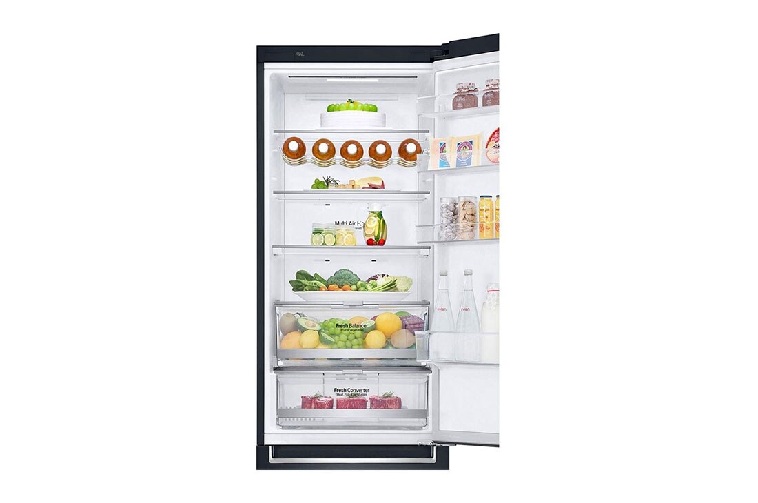 LG 2.03M 384L Jääkaappipakastimet (Matte Black) - Energialuokka E, Door Cooling™ ja Smart Diagnosis™ - Wi-Fi-yhteys, GBB72MCDMN, GBB72MCDMN, thumbnail 7