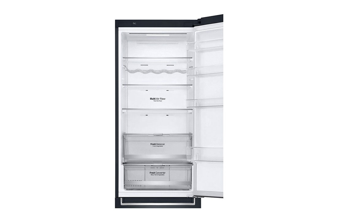 LG 2.03M 384L Jääkaappipakastimet (Matte Black) - Energialuokka E, Door Cooling™ ja Smart Diagnosis™ - Wi-Fi-yhteys, GBB72MCDMN, GBB72MCDMN, thumbnail 8