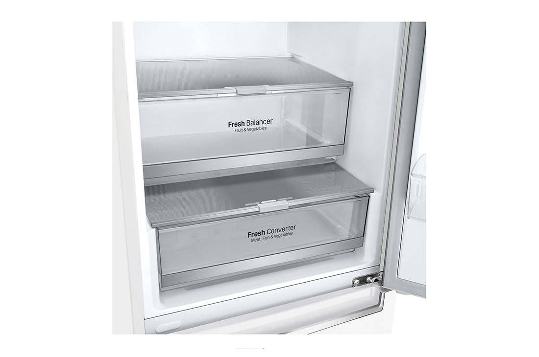LG 2.03M 384L Jääkaappipakastimet (Valkoinen) - Energialuokka E, Door Cooling™ ja Smart Diagnosis™ - Wi-Fi-yhteys, GBB72SWDMN, GBB72SWDMN, thumbnail 6