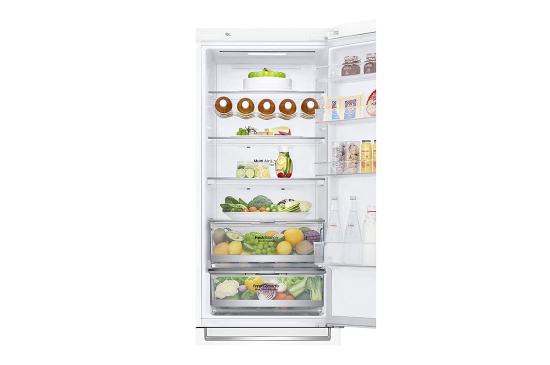 LG 2.03M 384L Jääkaappipakastimet (Valkoinen) - Energialuokka E, Door Cooling™ ja Smart Diagnosis™ - Wi-Fi-yhteys, GBB72SWDMN, GBB72SWDMN, thumbnail 9
