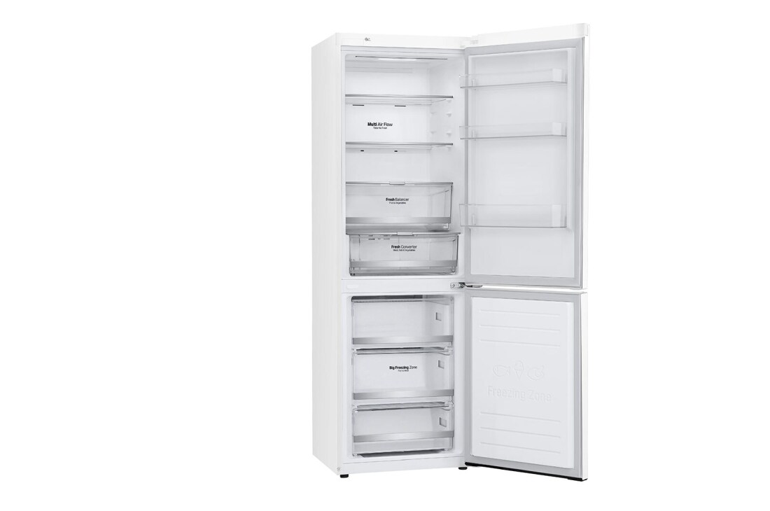 LG 1.86M 341L Jääkaappipakastimet (Valkoinen) - Energialuokka D, Door Cooling™ ja Smart Diagnosis™ - Wi-Fi-yhteys, 1.86M 341L Jääkaappipakastimet(Valkoinen) - Energiatehokkuusluokka E, Door Cooling™, Multi Flow, GBB71SWDGN, thumbnail 12