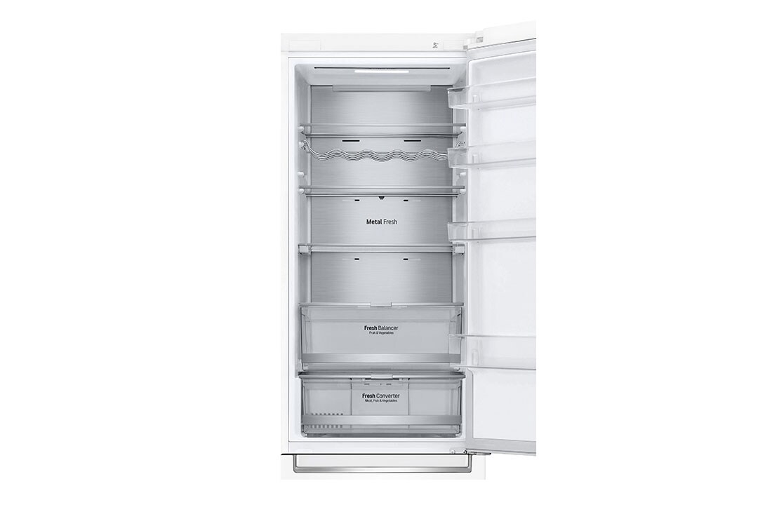 LG 2.03M 384L Jääkaappipakastimet (Valkoinen) - Energialuokka D, Door Cooling™ ja Smart Diagnosis™ - Wi-Fi-yhteys, GBB72SWUGN, GBB72SWUGN, thumbnail 8
