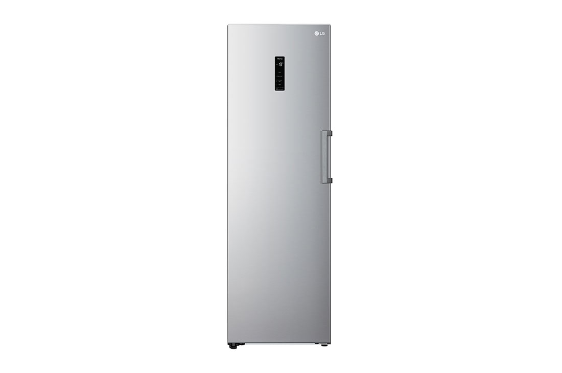 LG 324L Vapaasti seisova pakastin (Shiny Steel) - Energialuokka E, Total No Frost, Express Freeze, Smart Diagnosis™ - Wi-Fi-yhteys, GFE41PZGSZ, GFE41PZGSZ