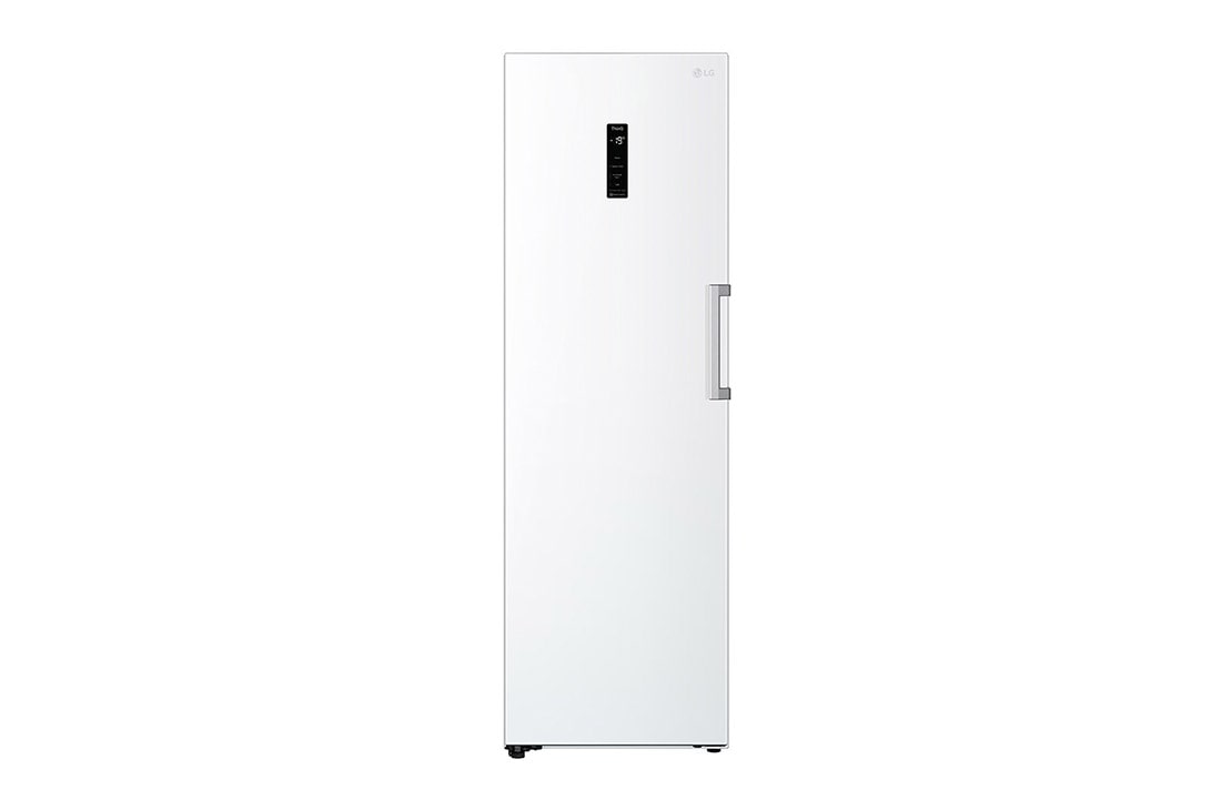 LG 324L Vapaasti seisova pakastin (Valkoinen) - Energialuokka E, Total No Frost, Express Freeze, Smart Diagnosis™ - Wi-Fi-yhteys, Etu, GFE41SWGSZ
