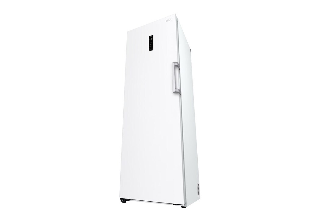 LG 324L Vapaasti seisova pakastin (Valkoinen) - Energialuokka E, Total No Frost, Express Freeze, Smart Diagnosis™ - Wi-Fi-yhteys, Vasen sivunäkymä, GFE41SWGSZ, thumbnail 6