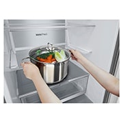 LG 2.03M 384L Jääkaappipakastimet (Shiny Steel) - Energialuokka D, Door Cooling™ ja Smart Diagnosis™ - Wi-Fi-yhteys, GBB72PZUGN, GBB72PZUGN, thumbnail 9