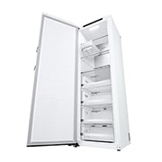 LG 324L Vapaasti seisova pakastin (Valkoinen) - Energialuokka D, Total No Frost, Express Freeze, Smart Diagnosis™ , Perspektiivinäkymä oikealta avoinna, GFT61SWCSF, thumbnail 9