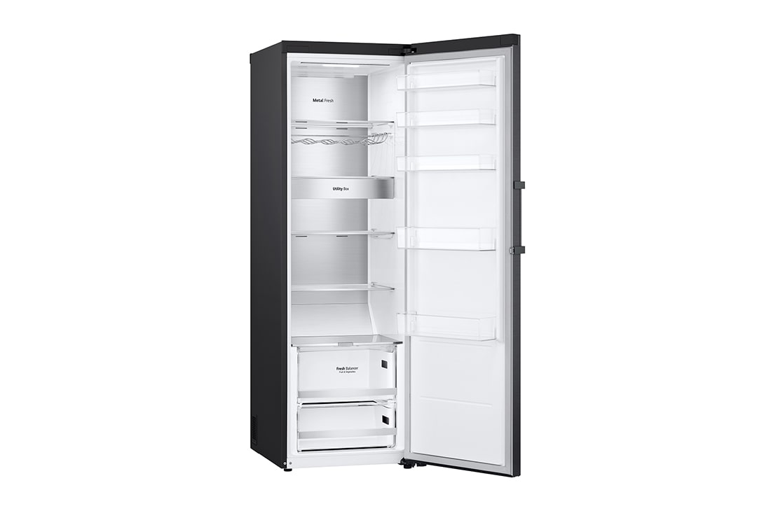 LG 386L Vapaasti seisova jääkaappi (Matte Black) - Energialuokka D, Door Cooling™, LINEARCooling™, FRESHBalancer™, Smart Diagnosis™ - Wi-Fi-yhteys, GLM71MCCSX, GLM71MCCSF, thumbnail 15