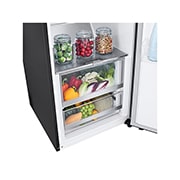 LG 386L Vapaasti seisova jääkaappi (Matte Black) - Energialuokka D, Door Cooling™, LINEARCooling™, FRESHBalancer™, Smart Diagnosis™ - Wi-Fi-yhteys, Etu, GLM71MCCSF, thumbnail 3