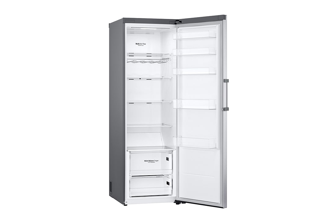 LG 386L Vapaasti seisova jääkaappi (Shiny Steel) - Energialuokka E, Door Cooling™, LINEARCooling™, Moist Balance Crisper™, Smart Diagnosis™ - Wi-Fi-yhteys, GLE51PZGSZ, GLE51PZGSZ, thumbnail 13