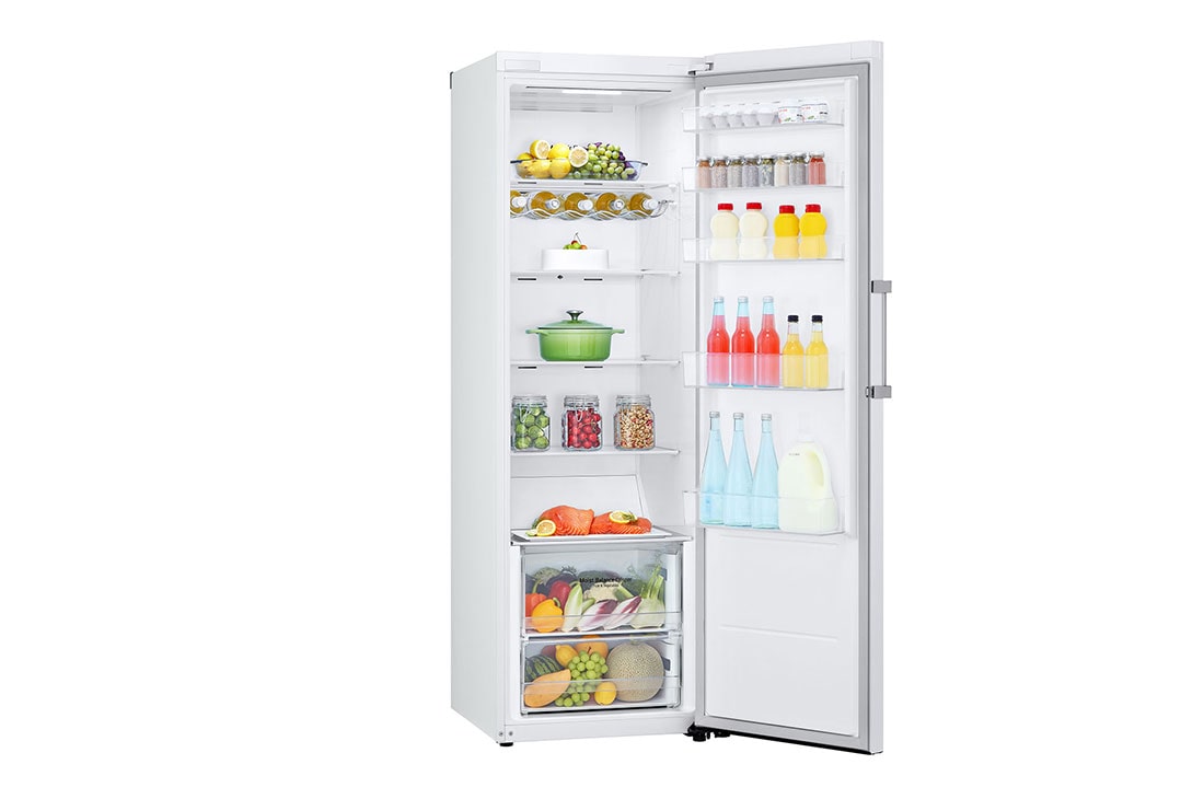 LG 386L Vapaasti seisova jääkaappi (Valkoinen) - Energialuokka E, DoorCooling™, LINEARCooling™, Moist Balance Crisper™, Smart Diagnosis™ - Wi-Fi-yhteys, GLE51SWGSZ, GLE51SWGSZ, thumbnail 4