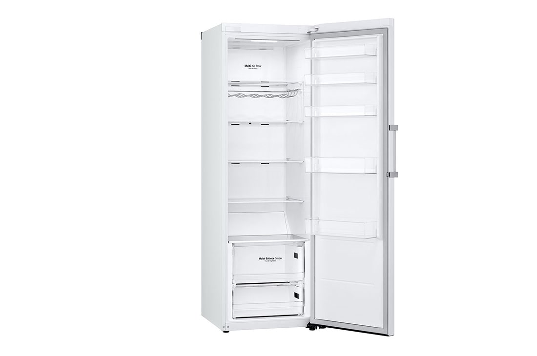 LG 386L Vapaasti seisova jääkaappi (Valkoinen) - Energialuokka E, DoorCooling™, LINEARCooling™, Moist Balance Crisper™, Smart Diagnosis™ - Wi-Fi-yhteys, GLE51SWGSZ, GLE51SWGSZ, thumbnail 5