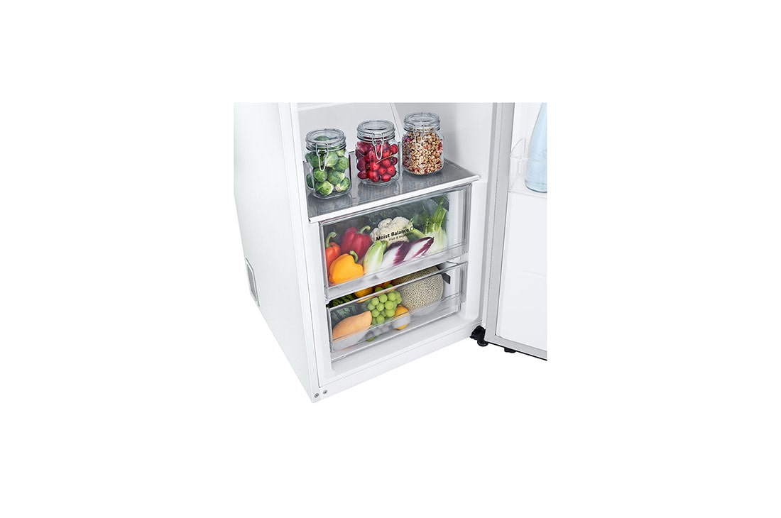 LG 386L Vapaasti seisova jääkaappi (Valkoinen) - Energialuokka E, DoorCooling™, LINEARCooling™, Moist Balance Crisper™, Smart Diagnosis™ - Wi-Fi-yhteys, GLE51SWGSZ, GLE51SWGSZ, thumbnail 8