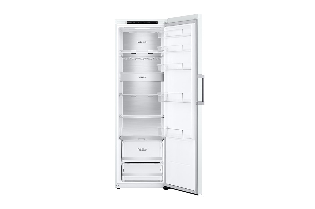 LG 386L Vapaasti seisova jääkaappi (Valkoinen) - Energialuokka D, Door Cooling™, LINEARCooling™, FRESHBalancer™, Smart Diagnosis™, Kahva, GLT71SWCSF, thumbnail 6
