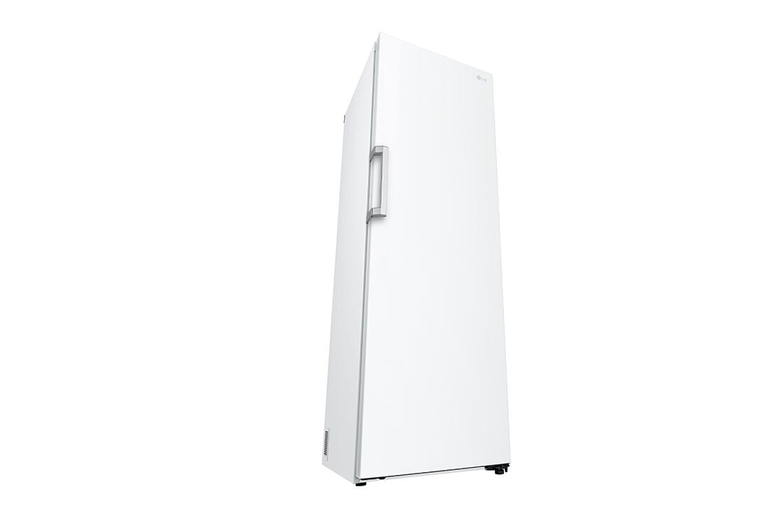 LG 386L Vapaasti seisova jääkaappi (Valkoinen) - Energialuokka D, Door Cooling™, LINEARCooling™, FRESHBalancer™, Smart Diagnosis™, Vasen sivunäkymä, GLT71SWCSF, thumbnail 10