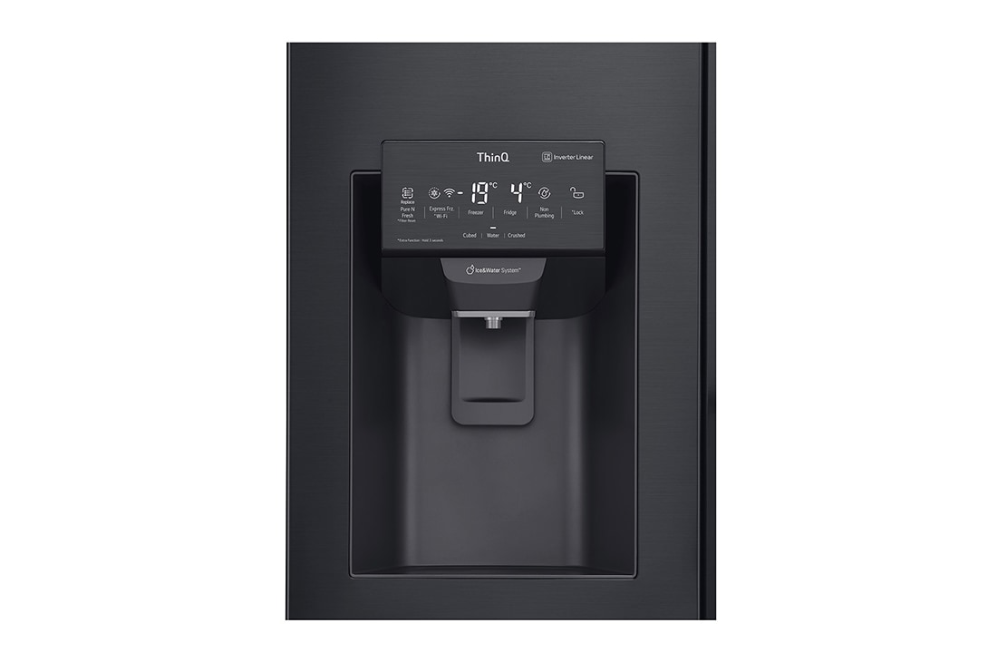 LG 625L Door in Door™ Side by Side (Matte Black) Energialuokka E, Vesi/jää ilman vesijohtoliitäntää, Smart Diagnosis™ - Wi-Fi-yhteys, GSJ961MCCZ, GSJ961MCCZ, thumbnail 7