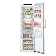 LG 386L Vapaasti seisova jääkaappi (Valkoinen) - Energialuokka C, DoorCooling™, LINEARCooling™, FRESHBalancer™, Smart Diagnosis™ , Vetolaatikko ruokaa, GLT71SWCSX, thumbnail 2