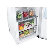 LG 386L Vapaasti seisova jääkaappi (Valkoinen) - Energialuokka C, DoorCooling™, LINEARCooling™, FRESHBalancer™, Smart Diagnosis™ , Vetolaatikko ruokaa, GLT71SWCSX, thumbnail 2
