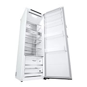 LG 386L Vapaasti seisova jääkaappi (Valkoinen) - Energialuokka C, DoorCooling™, LINEARCooling™, FRESHBalancer™, Smart Diagnosis™ , Vasen sivunäkymä avoinna, GLT71SWCSX, thumbnail 11