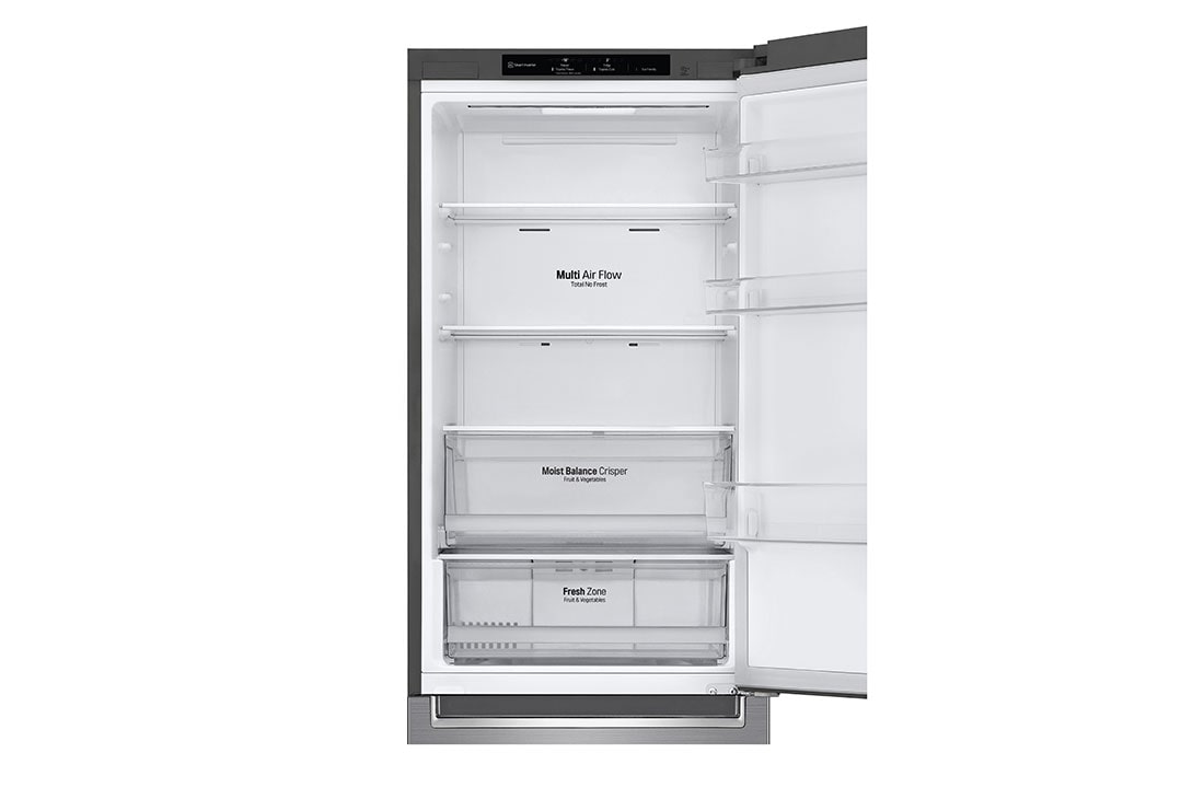 LG 1.86M 341L Jääkaappipakastimet(Shiny Steel), Energialuokka E, Door Cooling™, GBB61PZJMN, GBB61PZJMN, thumbnail 6