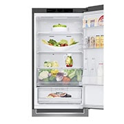 LG 1.86M 341L Jääkaappipakastimet(Shiny Steel), Energialuokka E, Door Cooling™, GBB61PZJMN, GBB61PZJMN, thumbnail 7