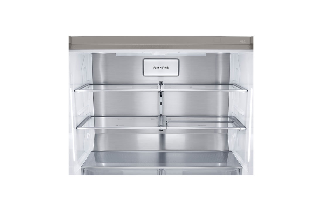 LG 638L French Door (Noble Steel) Energialuokka F Vesi/jää vesijohtoliitännällä, LG ThinQ™ Wi-Fi-yhteys, GMJ945NS9F, GMJ945NS9F, thumbnail 3