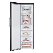 LG 324L Vapaasti seisova pakastin (Matte Black) - Energialuokka E, Total No Frost, Express Freeze, Smart Diagnosis™, Etupuoli avoinna, GFT61MCCSZ, thumbnail 2
