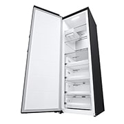 LG 324L Vapaasti seisova pakastin (Matte Black) - Energialuokka E, Total No Frost, Express Freeze, Smart Diagnosis™, Perspektiivinäkymä oikealta avoinna, GFT61MCCSZ, thumbnail 9