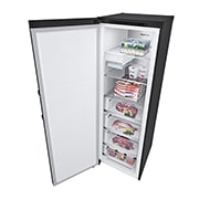 LG 324L Vapaasti seisova pakastin (Matte Black) - Energialuokka E, Total No Frost, Express Freeze, Smart Diagnosis™, Ylänäkymä oikealta avoinna, GFT61MCCSZ, thumbnail 14