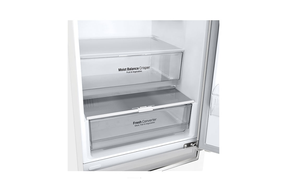 LG 1.86M 341L Jääkaappipakastimet(Valkoinen), Energialuokka D, Door Cooling™ ja Smart Diagnosis™ - Wi-Fi-yhteys, GBB61SWFGN, GBB61SWFGN, thumbnail 5