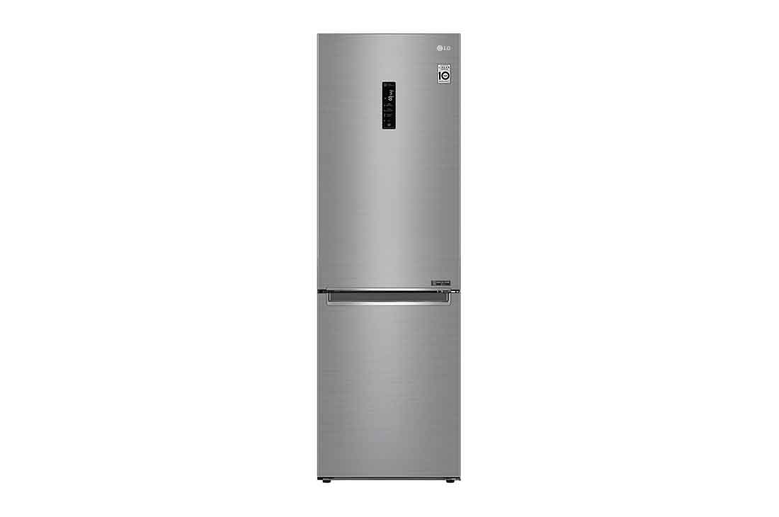LG 1.86M 341L Jääkaappipakastimet(Shiny Steel) - Energialuokka D, Door Cooling™ ja Smart Diagnosis™ - Wi-Fi-yhteys, GBB61PZFFN, GBB61PZFFN