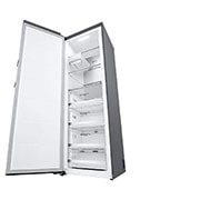 LG 324L Vapaasti seisova pakastin (Shiny Steel) - Energialuokka E, Total No Frost, Express Freeze, Smart Diagnosis™ - Wi-Fi-yhteys, GFE61PZCSZ, GFE61PZCSZ, thumbnail 5